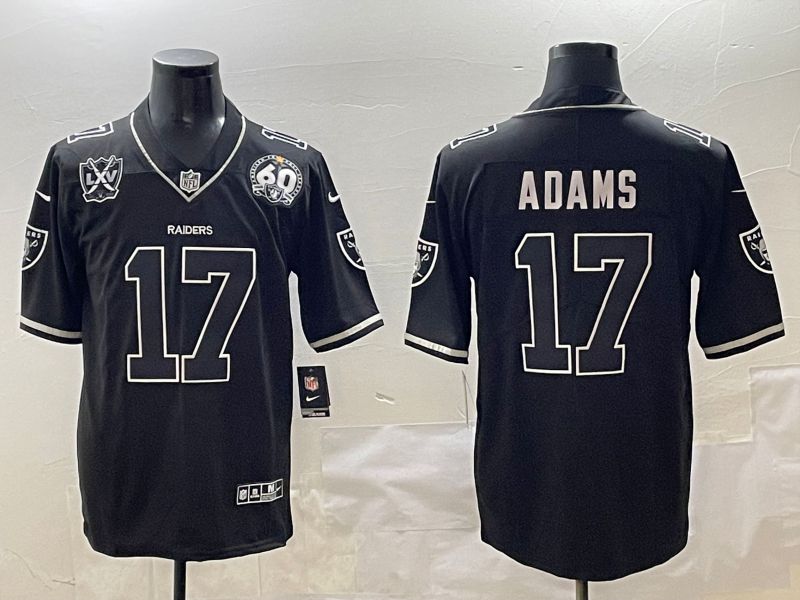 Men Oakland Raiders #17 Adams Black Second generation 2025 Nike Limited NFL Jersey style 03->oakland raiders->NFL Jersey